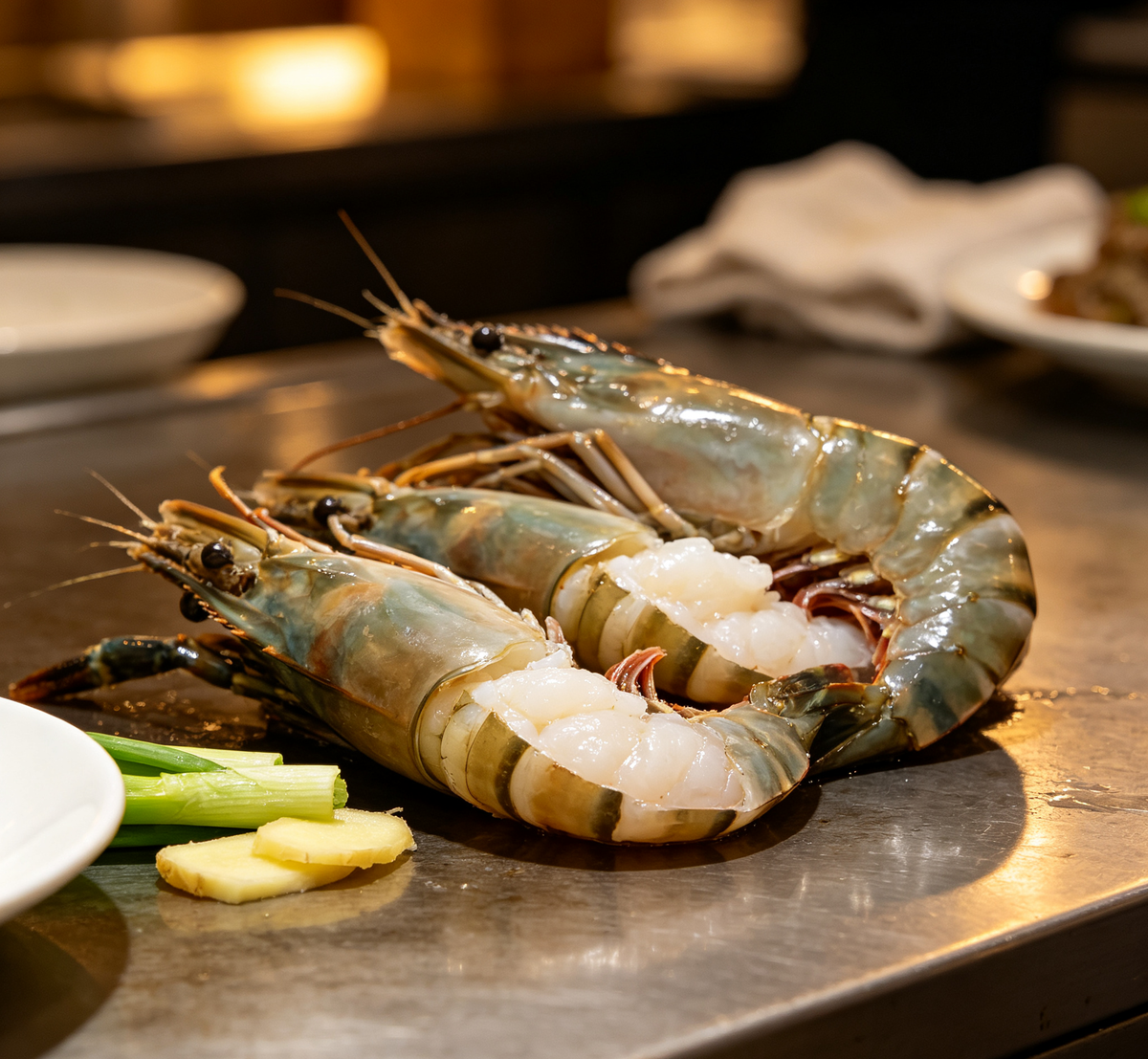 Plump & Juicy Wild-Style Prawns: Fresh Catch, Ready to Savor