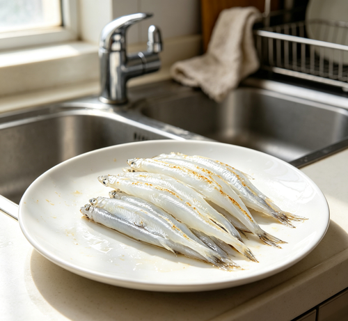 Fresh Silver Sprats: Delicate Sea Delicacy
