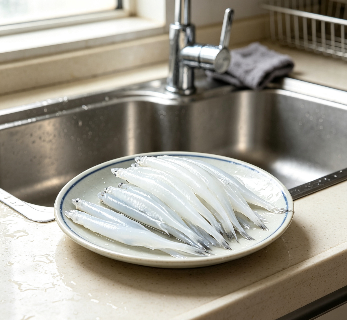 Fresh Silver Sprats: Delicate Sea Delicacy